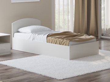 Подростковая кровать Этюд с подъемным механизмом, 90х190, белая в Саратове
