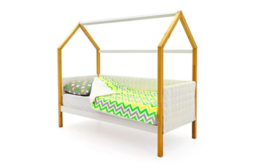 Детская кровать-домик «Svogen белая-дерево» мягкая в Саратове