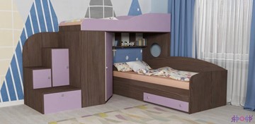 Детская кровать-шкаф Кадет-2, корпус Бодего, фасад Ирис в Саратове