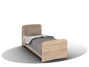 Кровать детская ВЕГА Кровать Кр-08 900 с плоским основанием (Сонома) в Энгельсе