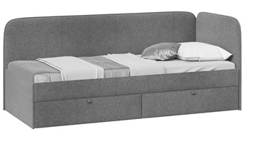 Детская кровать для мальчика Молли тип 1 (90), Микровелюр Scandi Graphite 22 в Саратове