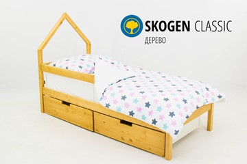 Кровать-домик детская мини Skogen дерево в Саратове