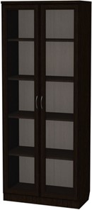 Шкаф со стеклянными дверцами 218, цвет Венге в Балаково