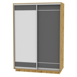 Шкаф 2-дверный Весенний HK5, 2155х1514х600 (D1D2), ДВ-Графит в Саратове
