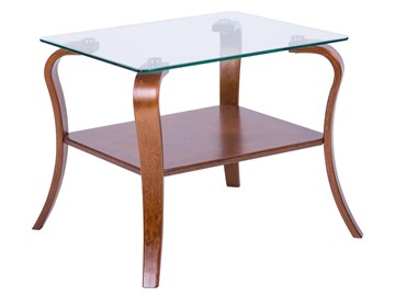 Стеклянный столик Мебелик Шарм (вишня) в Саратове