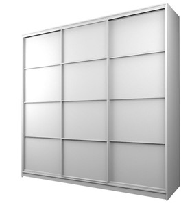 Шкаф 3-х створчатый MAX МШ-23-6-24-111, Профиль Белый/Цвет Белый в Энгельсе