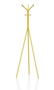 Вешалка напольная Крауз-11, цвет желтый в Саратове