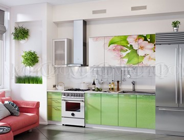 Кухонный гарнитур фотопечать Яблоневый цвет 1,7 в Саратове