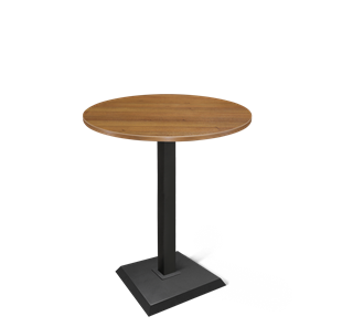 Небольшой стол SHT-TU5-BS2/H110 / SHT-TT 80 ЛДСП (орех/черный) в Энгельсе