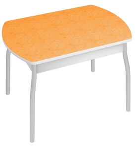 Кухонный стол Орфей-6, Оранжевые цветы в Энгельсе
