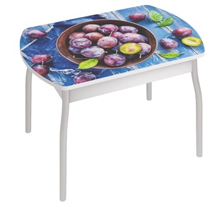 Стеклянный кухонный стол Орфей-6, Слива в Энгельсе