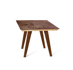 Керамический обеденный стол SHT-TU16 (4 шт.)/ТT8 60/60 (темный орех/прозрачный лак/коричневая сепия) в Саратове