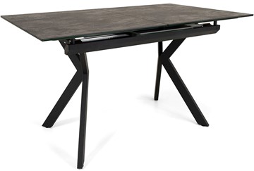 Кухонный стол раскладной Кубика Бордо 1CX 140х85 (Oxide Nero/Графит) в Энгельсе