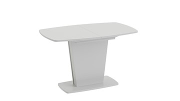 Кухонный стол раскладной Честер тип 2, цвет Белый/Стекло белый глянец в Саратове