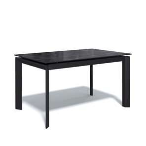 Стеклянный стол DT1400 (черный/стекло камень черный сатин) в Энгельсе