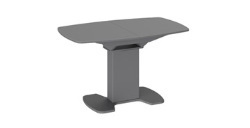Стеклянный обеденный стол Портофино (СМ(ТД)-105.02.11(1)), цвет Серое/Стекло серое матовое LUX в Энгельсе