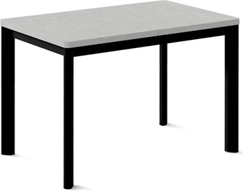 Раздвижной стол Кубика Токио-2L (ноги металлические черные, светлый цемент) в Энгельсе