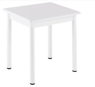 Кухонный пристенный стол НСПА-07 МДФ, белый МДФ/белое дерево/36 прямые трубки белый в Энгельсе