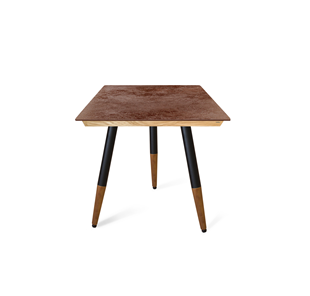 Керамический кухонный стол SHT-TU12 (3 шт.)/ТT8 60/60 (черный/темный орех/прозрачный лак/коричневая сепия) в Саратове