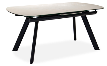 Керамический обеденный стол Шамони 2CQ 160х90 (Oxide Avorio/Графит) в Балаково