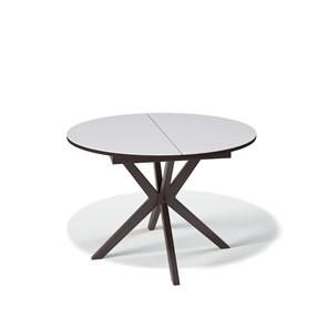Стеклянный стол Kenner B1100 (Венге/Стекло белое сатин) в Энгельсе