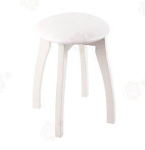 Обеденный стул Луго, аттика белый, каркас массив белый в Саратове