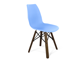 Обеденный стул SHT-ST29/S70 (голубой pan 278/темный орех/черный) в Саратове