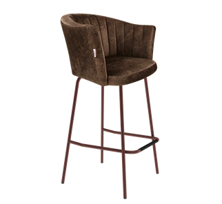 Барный стул SHT-ST42-1 / SHT-S29P (кофейный трюфель/медный металлик) в Энгельсе