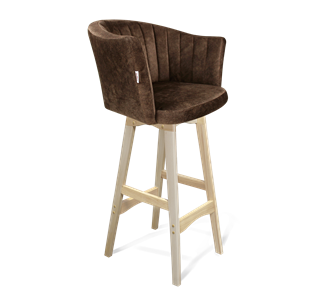 Барный стул SHT-ST42-1 / SHT-S65 (кофейный трюфель/прозрачный лак) в Энгельсе