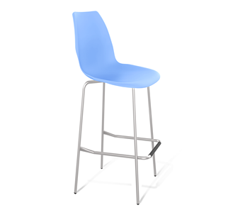 Барный стул SHT-ST29/S29 (голубой pan 278/хром лак) в Саратове