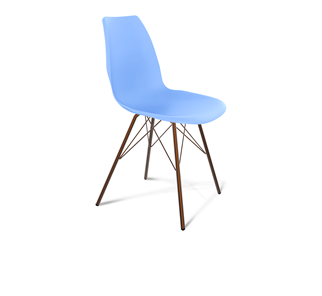 Обеденный стул SHT-ST29/S37 (голубой pan 278/медный металлик) в Саратове