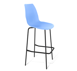 Барный стул SHT-ST29/S29 (голубой pan 278/черный муар) в Энгельсе
