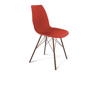 Кухонный стул SHT-ST29/S37 (красный ral 3020/медный металлик) в Саратове