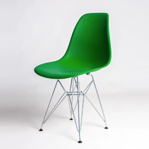 Обеденный стул derstuhl DSL 110 Chrom (зеленый) в Саратове