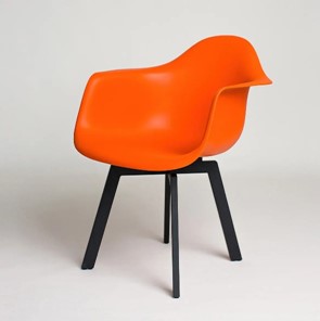Обеденный стул DSL 330 Grand Black (Оранжевый) в Балаково