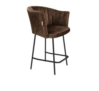 Полубарный стул SHT-ST42-1 / SHT-S29P-1 (кофейный трюфель/черный муар) в Энгельсе