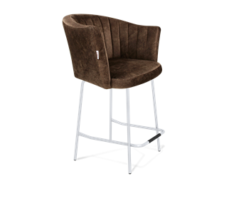 Полубарный стул SHT-ST42-1 / SHT-S29P-1 (кофейный трюфель/хром лак) в Энгельсе