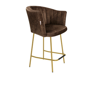 Полубарный стул SHT-ST42-1 / SHT-S29P-1 (кофейный трюфель/золото) в Энгельсе