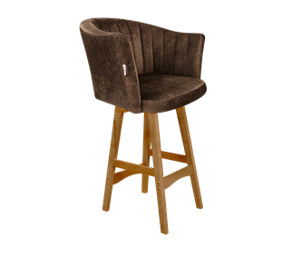 Полубарный стул SHT-ST42-1 / SHT-S65-1 (кофейный трюфель/светлый орех) в Саратове