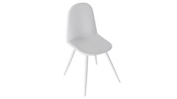 Обеденный стул Марли (конус Т3), Белый муар/Кожзам Белый в Энгельсе