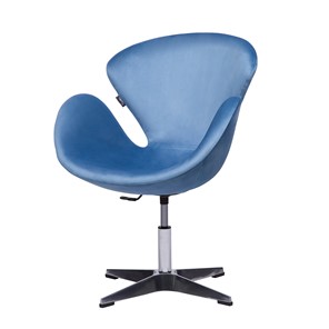 Компьютерное кресло Беннет-2, Микровелюр голубой в Саратове