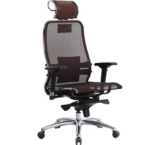 Офисное кресло Samurai S-3.04, темно-бордовый в Энгельсе