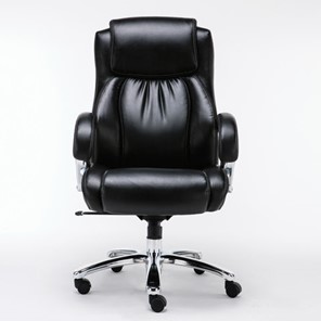 Офисное кресло Brabix Premium Status HD-003 (рециклированная кожа, хром, черное) 531821 в Саратове