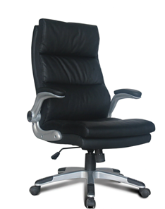 Офисное кресло BRABIX "Fregat EX-510", рециклированная кожа, черное, 530863 в Энгельсе