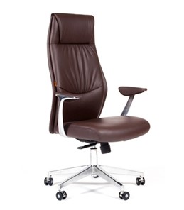 Офисное кресло CHAIRMAN Vista Экокожа премиум коричневая (vista) в Балаково