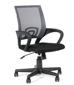 Офисное кресло CHAIRMAN 696 black Сетчатый акрил DW63 темно-серый в Энгельсе