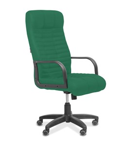 Офисное кресло для руководителя Атлант, ткань TW / зеленая в Саратове