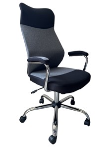 Кресло компьютерное C168 черный/серый в Саратове