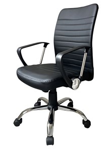 Кресло компьютерное С 161 W черный в Саратове