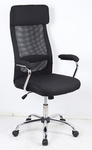 Кресло офисное VASSA BLACK (чёрный) в Саратове